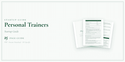 Personal Trainers — Startup Guide, PDF guide product overview