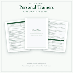 Personal Trainers — Startup Guide, PDF guide sample pages