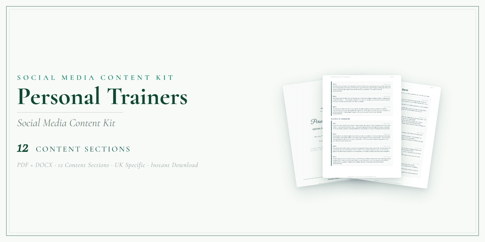 Social Media Content Kit — Product overview