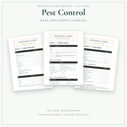 Business Documents — Custom — Sample document pages