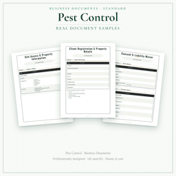 Business Documents — Standard — Sample document pages