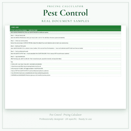 Pricing Calculator — Premium — Sample document pages