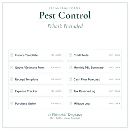 Financial Forms Bundle — Premium — What's included