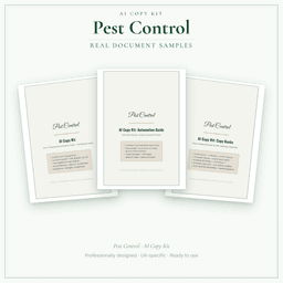 AI Copy Kit — Sample document pages