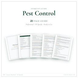 Pest Control — Startup Guide, PDF guide product preview