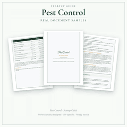 Pest Control — Startup Guide, PDF guide sample pages