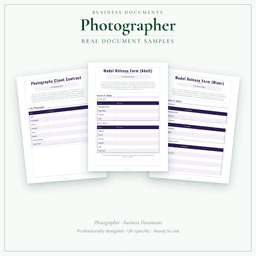 Business Documents — Standard — Sample document pages