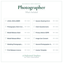 Business Documents — Standard — What's included