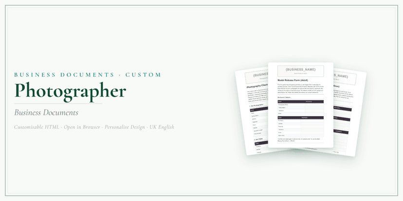 Business Documents — Custom