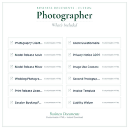 Business Documents — Custom — What's included