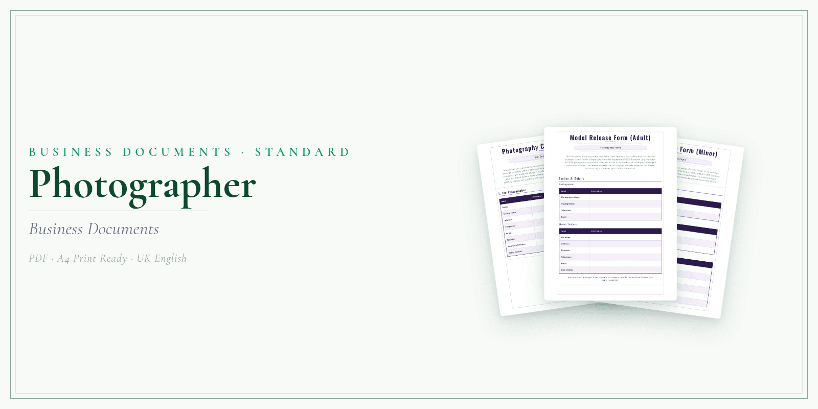 Business Documents — Standard