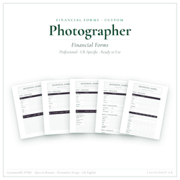 Financial Forms Bundle — Custom — Product card