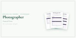 Financial Forms Bundle — Standard — Product overview