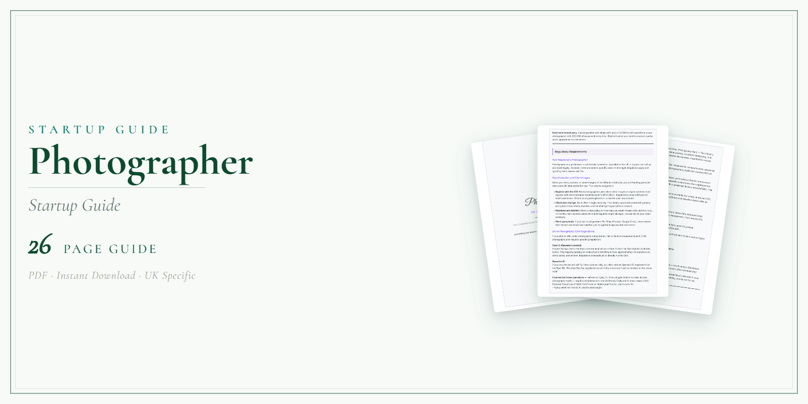 Startup Guide — Product overview