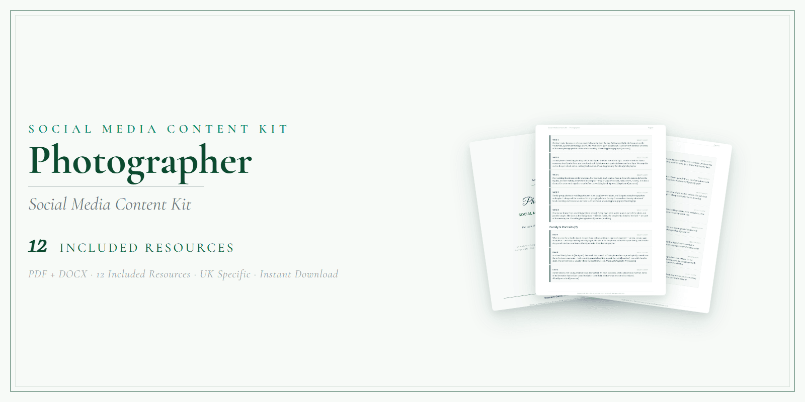 Social Media Content Kit