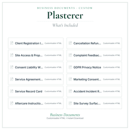 Business Documents — Custom — What's included