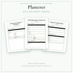 Business Documents — Standard — Sample document pages