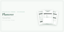 Financial Forms Bundle — Standard — Product overview