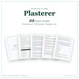 Plasterer — Startup Guide, PDF guide product preview