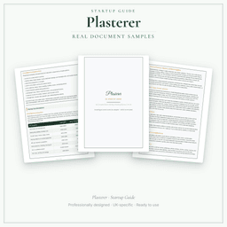 Plasterer — Startup Guide, PDF guide sample pages