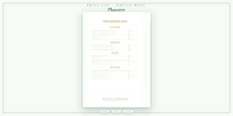Plasterer — Price List & Service Menu, PDF product overview