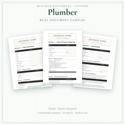 Business Documents — Custom — Sample document pages