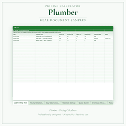 Pricing Calculator — Premium — Sample document pages