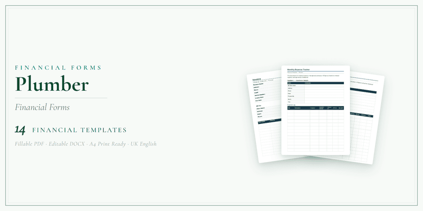 Financial Forms Bundle — Standard
