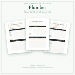 Financial Forms Bundle — Custom — Sample document pages