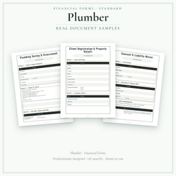 Financial Forms Bundle — Standard — Sample document pages