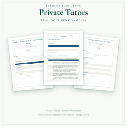 Business Documents — Standard — Sample document pages