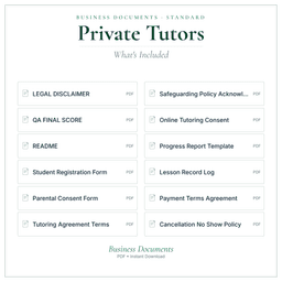 Business Documents — Standard — What's included