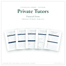 Financial Forms Bundle — Custom — Product card