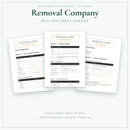 Business Documents — Custom — Sample document pages