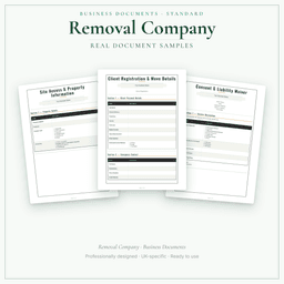 Business Documents — Standard — Sample document pages