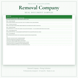 Pricing Calculator — Premium — Sample document pages