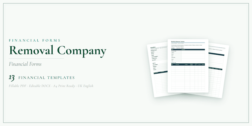 Financial Forms Bundle — Standard