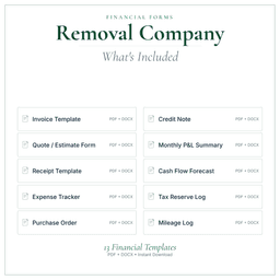 Financial Forms Bundle — Premium — What's included
