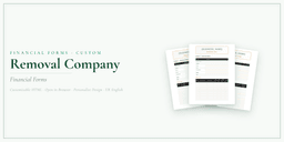 Financial Forms Bundle — Custom — Product overview