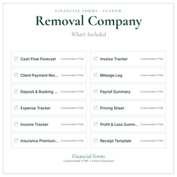Financial Forms Bundle — Custom — What's included