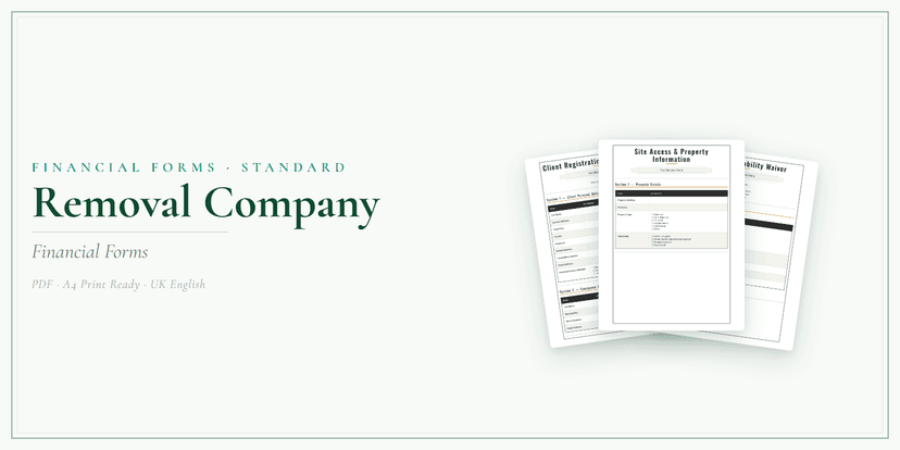 Financial Forms Bundle — Standard
