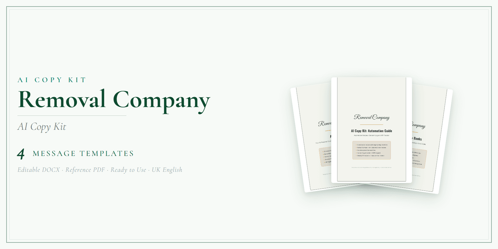 AI Copy Kit — Product overview