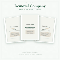 AI Copy Kit — Sample document pages