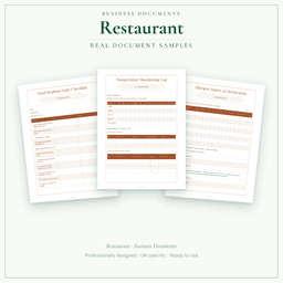 Business Documents — Premium — Sample document pages