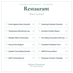 Business Documents — Standard — What's included