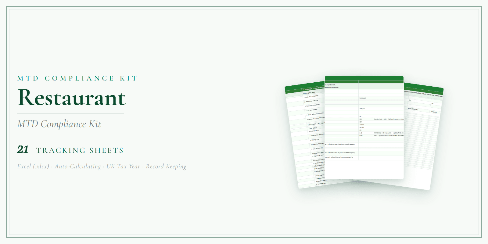 MTD Compliance Kit — Premium — Product overview