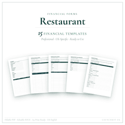 Financial Forms Bundle — Premium — Product card