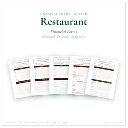 Financial Forms Bundle — Custom — Product card