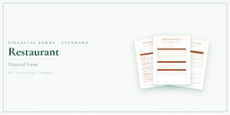Financial Forms Bundle — Standard — Product overview