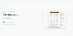Restaurant — Startup Guide, PDF guide product overview